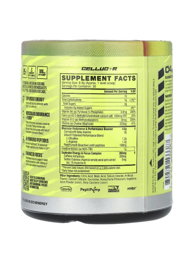 C4  Cellucor C4 / سيلوكور، C4 الأصلي، قبل التمرين، بطيخ، 9.4 أونصة (267 جرام) - Image 2