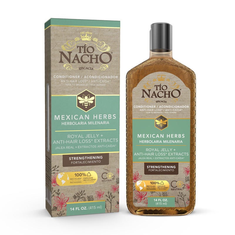 Tio Nacho Mexican Herb Hair Strengthening Conditioner with Royal Jelly 14 Ounces YELLOW GEN1697