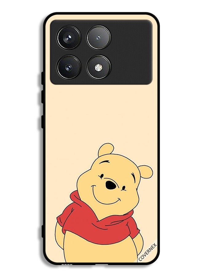 Covernex Xiaomi Poco F6 Pro Protective Case Cover Bear In Happy Mode - Image 1