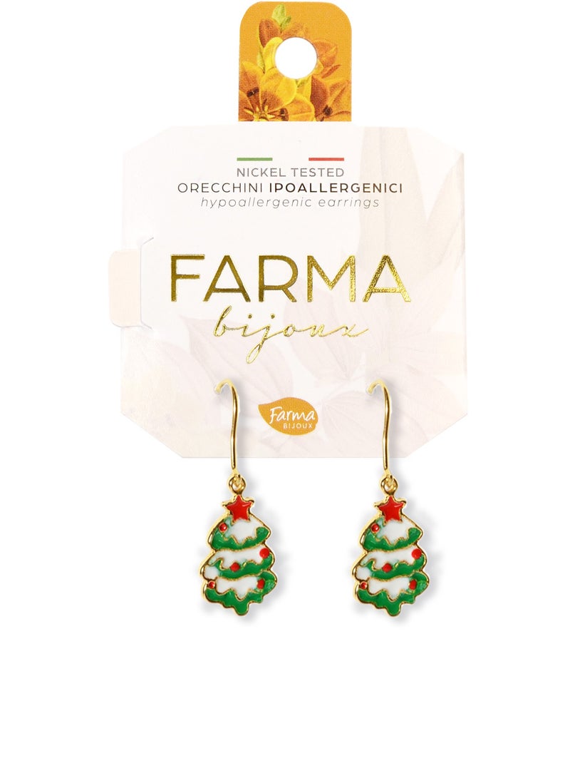 فارما حلق طبي فارما شجرة ميلاد مطلي بالذهب 18k - Image 1