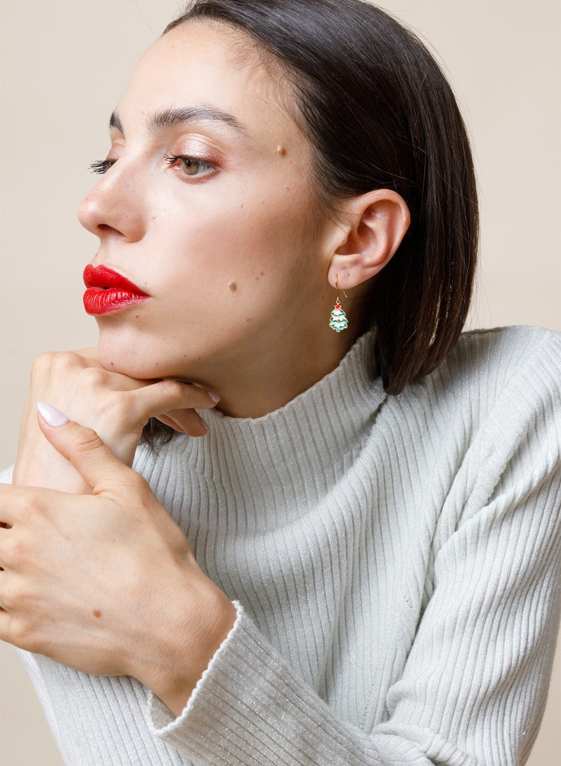 فارما حلق طبي فارما شجرة ميلاد مطلي بالذهب 18k - Image 2