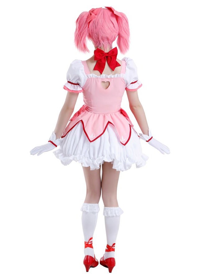 Miccostumes زي كوسبلاي كامل للنساء من ميككوستومز - فستان مادوكا كانامي مع الإكسسوارات (وردي، متوسط) - Image 3