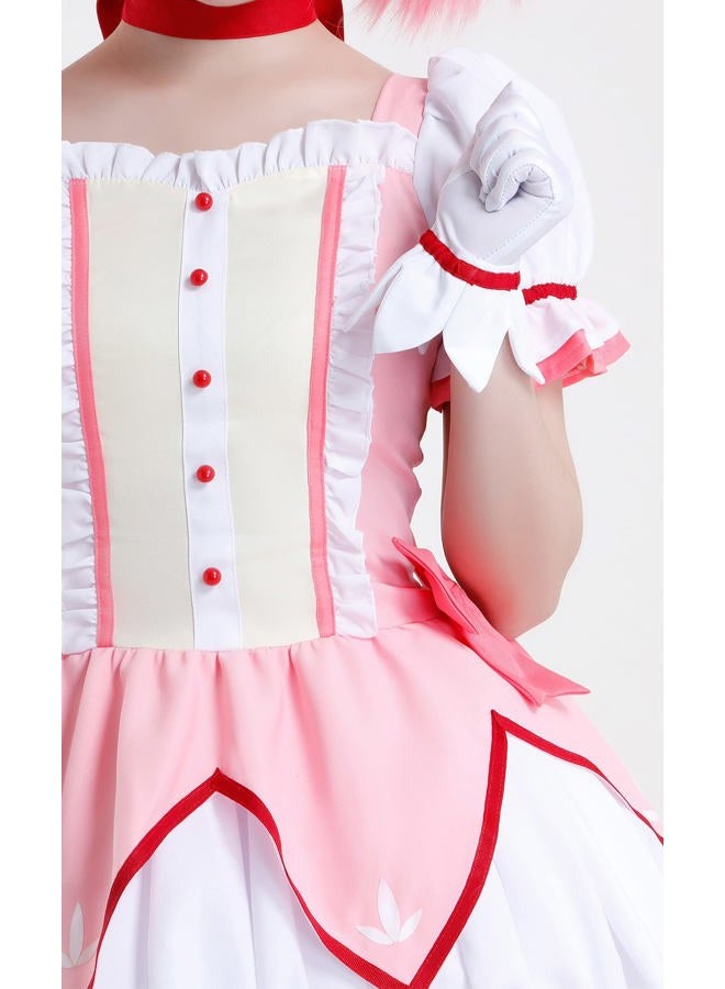 Miccostumes زي كوسبلاي كامل للنساء من ميككوستومز - فستان مادوكا كانامي مع الإكسسوارات (وردي، متوسط) - Image 4