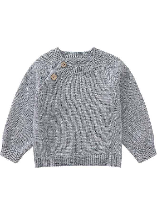 PureBorn pureborn Baby Boys Girls Cardigan Top Cotton Sweater Shirt Spring Jacket 1-3 Years  - Image 1