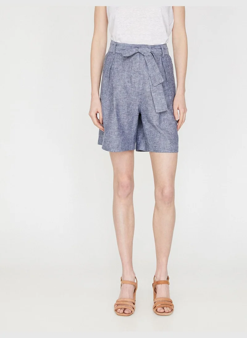 KOTON Belt Detailed Shorts