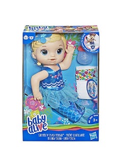 Baby Alive حورية البحر اللامعة والمائية (شعر بُلْد)  - Image 3
