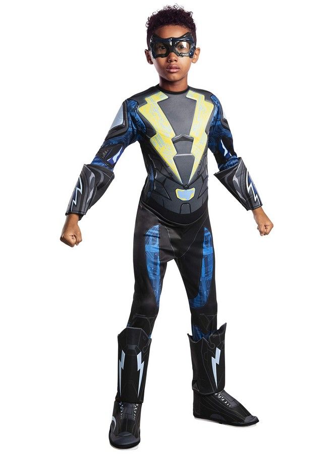 Black Lightning Child Deluxe Black Lightning Costume, Small  - Image 1
