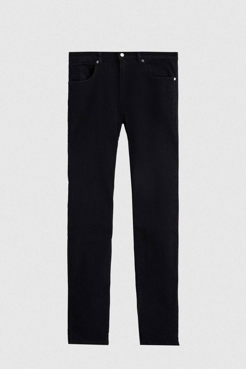 D'S DAMAT Slim Fit Black Straight Straight Leg Denim Trousers 6HCJ3ORT00102  - Image 4