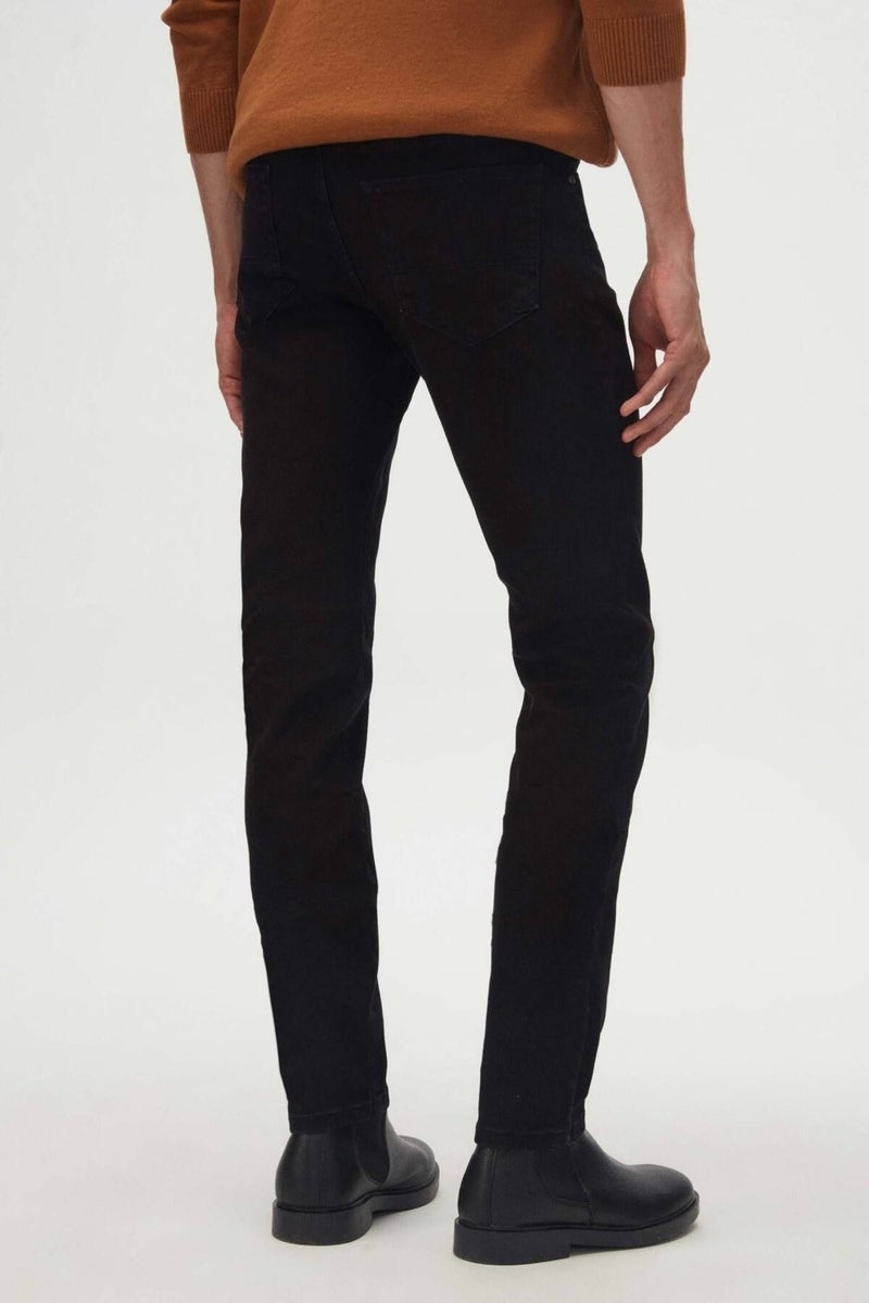D'S DAMAT Slim Fit Black Straight Straight Leg Denim Trousers 6HCJ3ORT00102  - Image 3