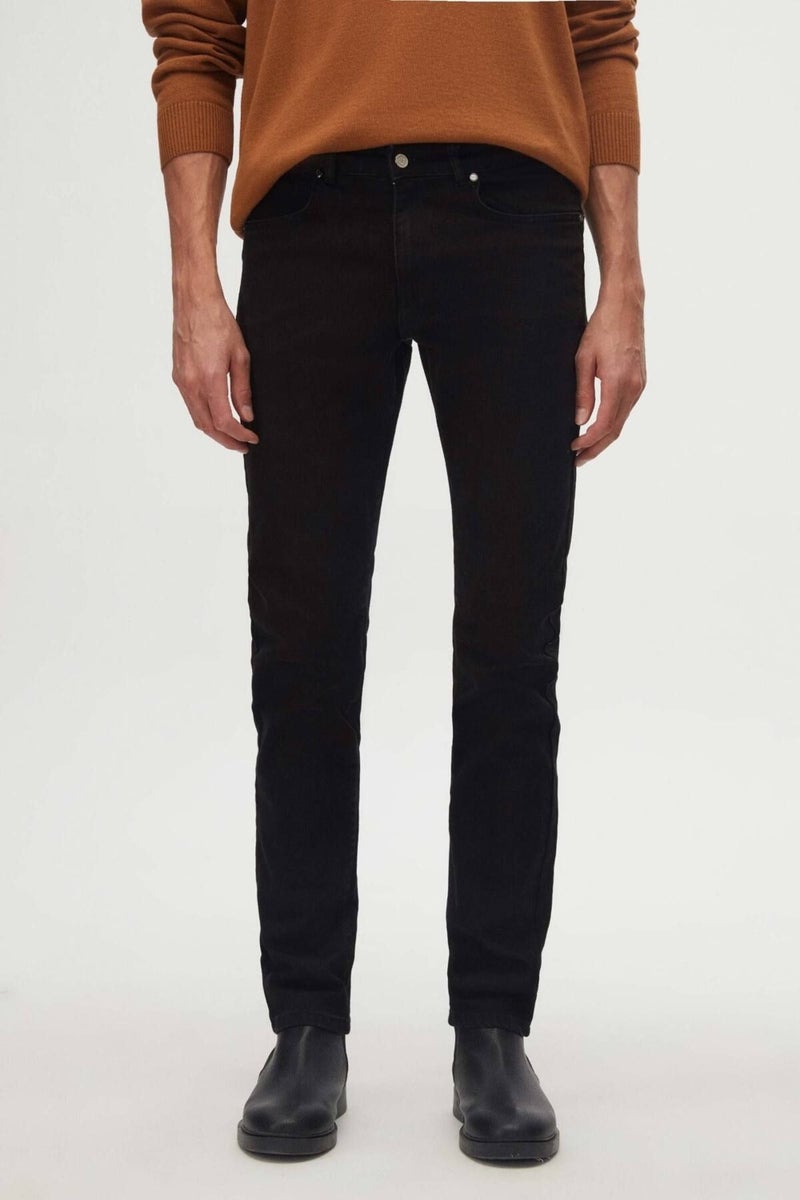 D'S DAMAT Slim Fit Black Straight Straight Leg Denim Trousers 6HCJ3ORT00102  - Image 1