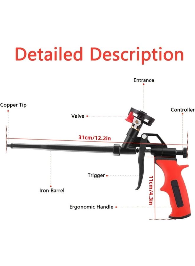 Professional Heavy Duty Foam Spray Gun For Caulking Filling Sealing Home Office Use - Image 3