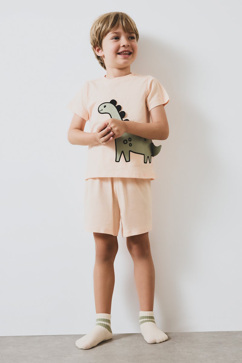 ديفاكتو بيجامة محبوكة بقصّة عادية للأولاد من قطعتين - Image 2