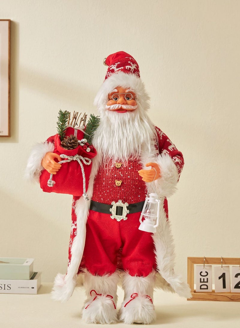 AUTOYSUR تماثيل سانتا كلوز 3 قطع، دمية سانتا كلاوس التقليدية المصنوعة يدويًا، زينة عيد الميلاد لتزيين المنزل أو المكتب أو طاولة حفلة عيد الميلاد، هدية زينة - Image 2