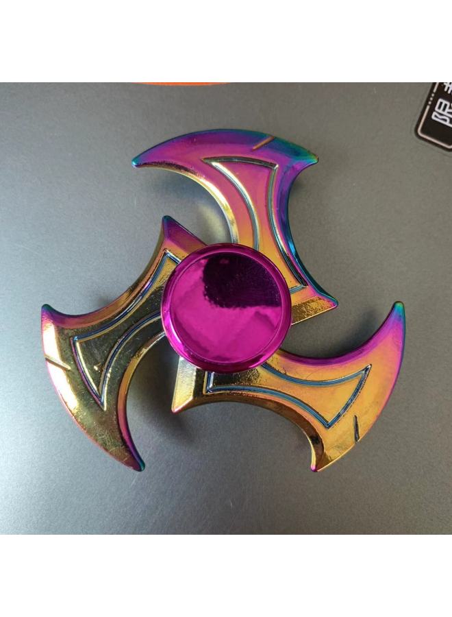 Alloy Fingertip Gyro Colorful Finger Gyro Decompression Fingertip Gyro Night Market Stall Merchandise-Color:107 White Tiger Chronicle-colorful  - Image 5