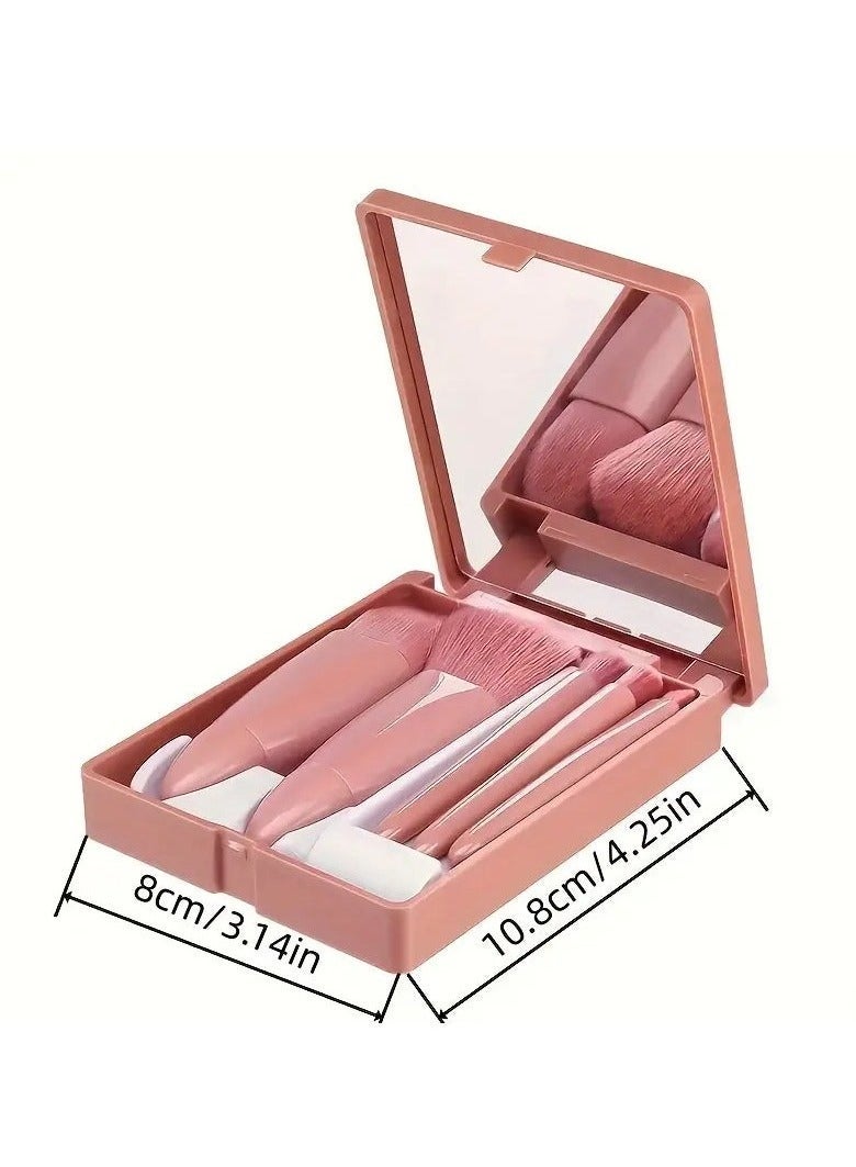 Makeup brushes set of five pieces - Image 4