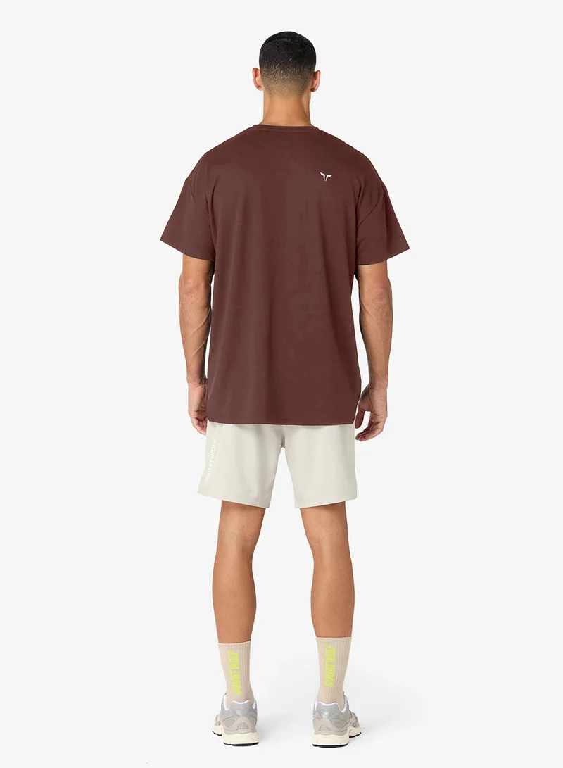 سكوات وولف تيشيرت فضفاض أساسي