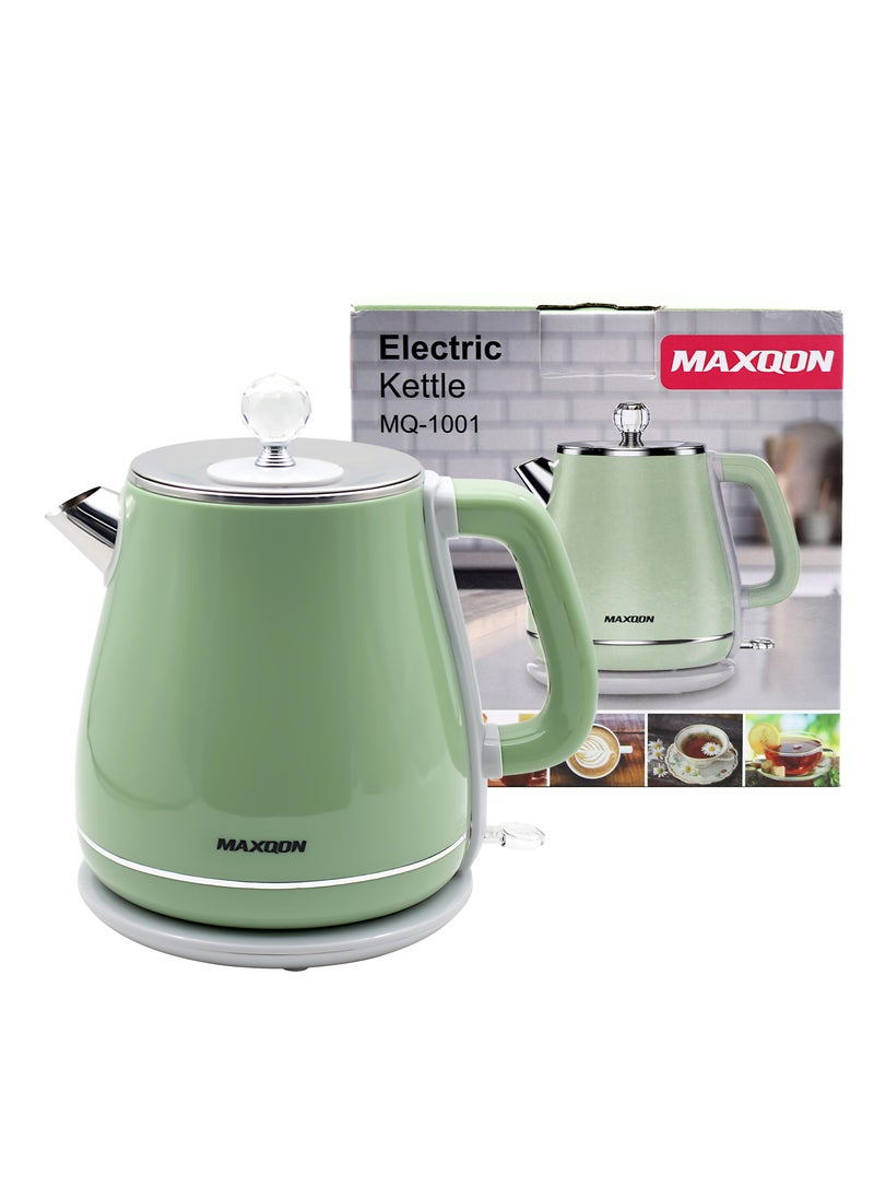 MAXQON Electric Kettle And Water Boiler 1.8L, Premium quality double-layer anti scalding, 304 Stainless steel, Boil-Dry Protection Cordless 360 degree rotational base, Coffee Tea Pot  - Image 2