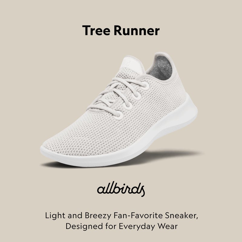 Allbirds Men’s Tree Runner, Everyday Sneakers, Machine Washable Shoe Made with Natural Materials | Made with Natural Materials, Machine Washable - Image 2