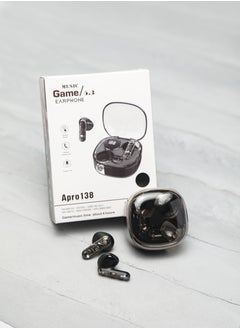 Generic Bluetooth Headset Wireless Noise Cancelling Semi-In-Ear Sports Running Black for iPhone, Android  - Image 2