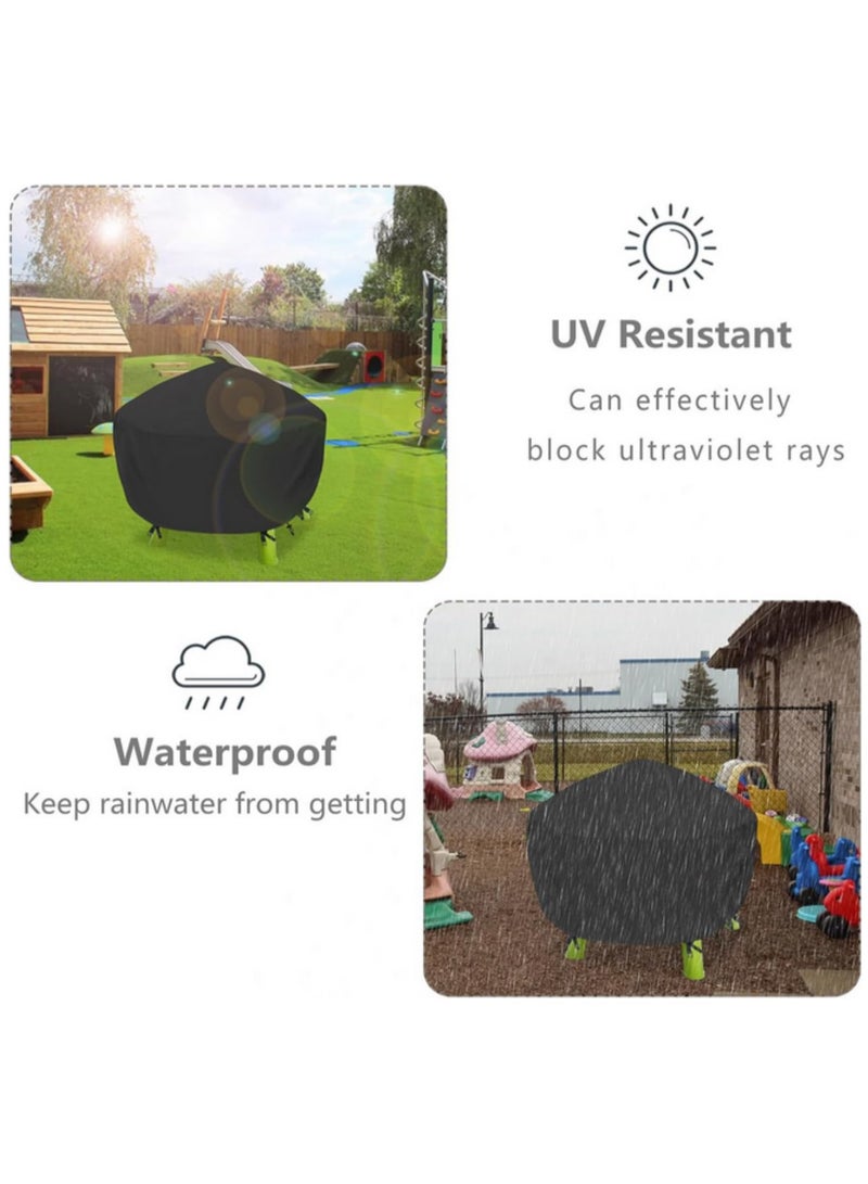 Generic 420D Kids Water Table Cover Sand Water Table Cover Waterpark Play Table Cover Outdoor Toys Protective Durable Weatherproof Cover Waterproof Play Table Cover for Children 34X34X18Inch - Image 5