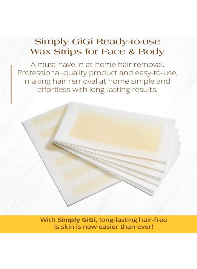 GiGi Simply Gigi Readytouse Hair Removal Strips For Face And Body 12 Face And 6 Body Strips - Image 3