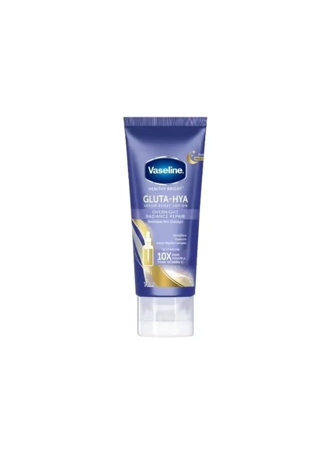 Vaseline Healthy Bright Gluta-Hya Serum Burst Lotion Overnight Radiance Repair 300ml
