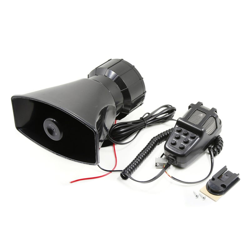 5 Tone Loud Speaker 12V DC Electric Car Horn - Premium Material Durable Alarm - 5 Sound Megaphone for Trucks Boats Security - Image 1