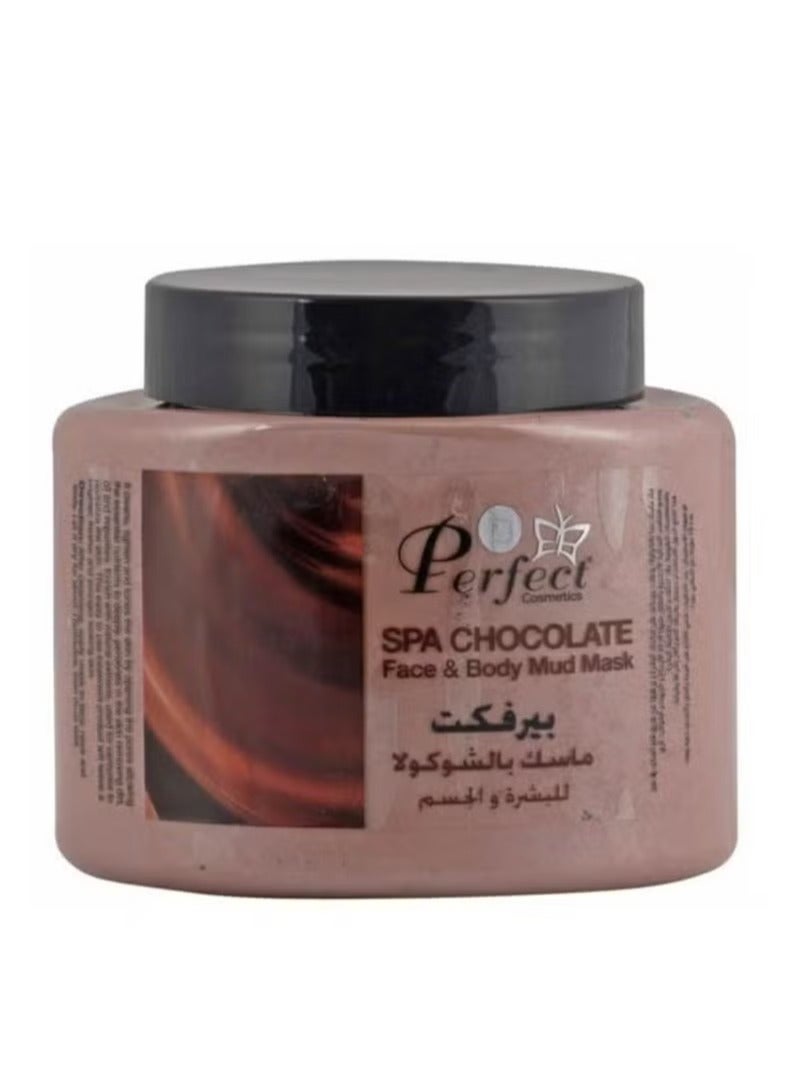 برفكت قناع طين الوجه والجسم بنكهة الشوكولاتة  ٥٠٠ مل  بالإضافة إلى برفكت  مقشر الوجه  بخلاصة الخوخ ٥٠٠ مل - Image 2