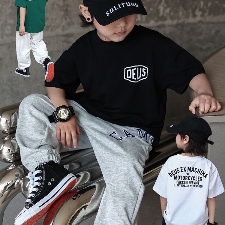 Children'S Clothing Boys Short-Sleeved T-Shirt Summer 2023 New Kidsren'S Half-Sleeved Baby Pure Color Bottoming Shirt Fashionable Top - Image 2