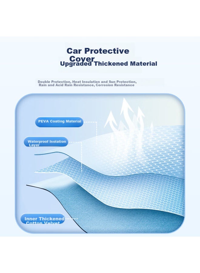 Witgoer Car Cover Sunshade Windproof Rain Snow Cover For Nissan Sentra Corolla Toyota Volkswagen Lavida Byd Universal