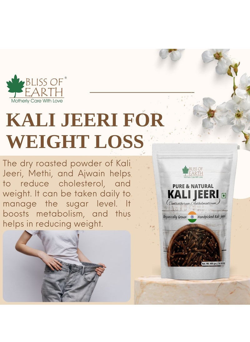 BLISS OF EARTH 200gm Kali Jeeri Bitter Cumin Kadwa Jeera Black Cumin Fresh & Organic Good for Health  - Image 5