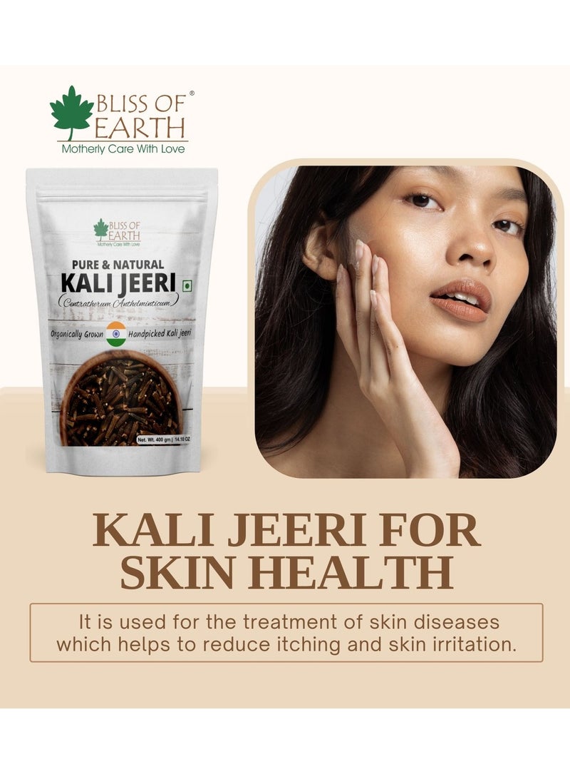 BLISS OF EARTH 200gm Kali Jeeri Bitter Cumin Kadwa Jeera Black Cumin Fresh & Organic Good for Health  - Image 4