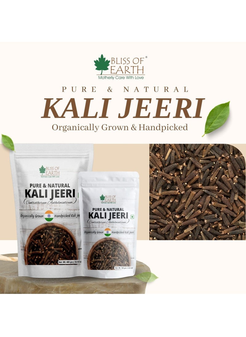 BLISS OF EARTH 200gm Kali Jeeri Bitter Cumin Kadwa Jeera Black Cumin Fresh & Organic Good for Health  - Image 2