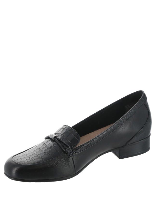 clarks Women's Juliet Shine Loafer, Black Croc Print Leather, 7.5 - Image 5