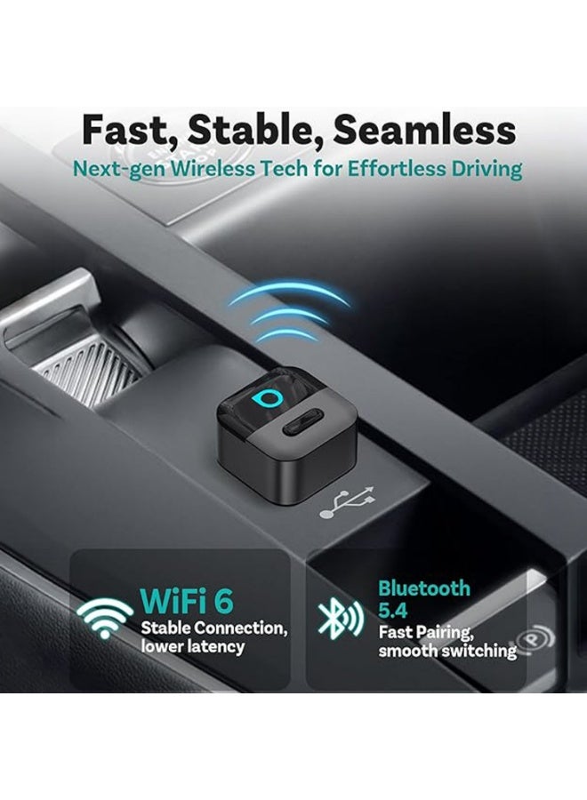Ottocast Mini Pico 2-in-1 Wireless CarPlay & Android Auto Adapter, WiFi 6 & Bluetooth 5.4, Fast Auto Reconnect, Dual Device Memory, Voice Control, OTA Updates, Plug & Play Smart Car Connectivity - Image 4