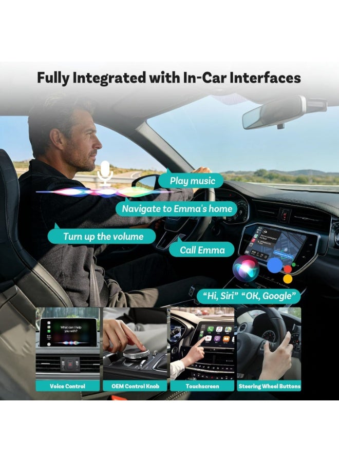 Ottocast Mini Pico 2-in-1 Wireless CarPlay & Android Auto Adapter, WiFi 6 & Bluetooth 5.4, Fast Auto Reconnect, Dual Device Memory, Voice Control, OTA Updates, Plug & Play Smart Car Connectivity - Image 5