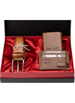 Grande 1414 Leather Men's Wallet & Card Holder and Belt Set  - Image 1