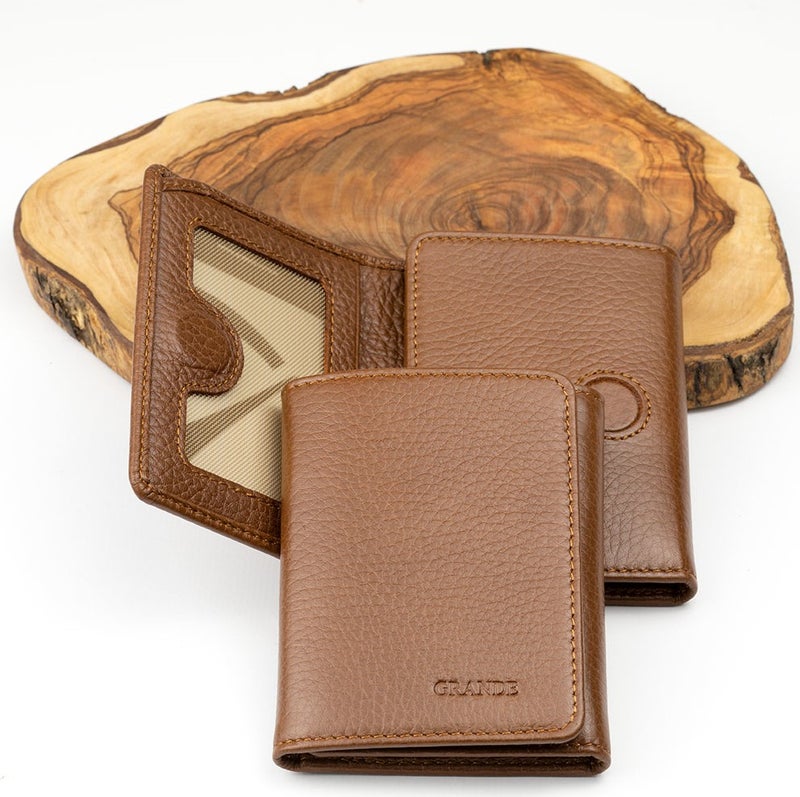 Grande 1414 Leather Men's Wallet & Card Holder and Belt Set  - Image 3