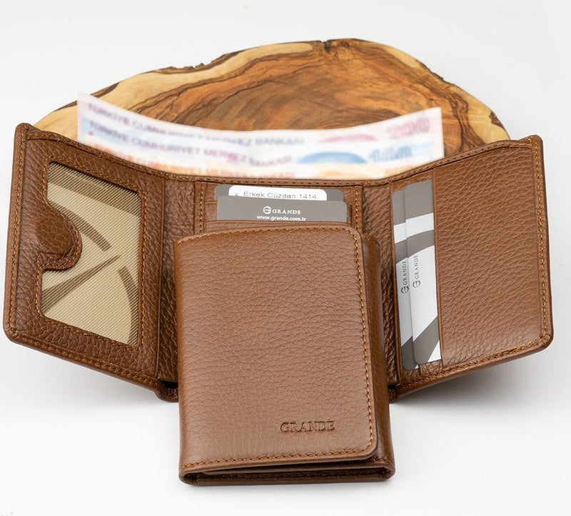 Grande 1414 Leather Men's Wallet & Card Holder and Belt Set  - Image 2