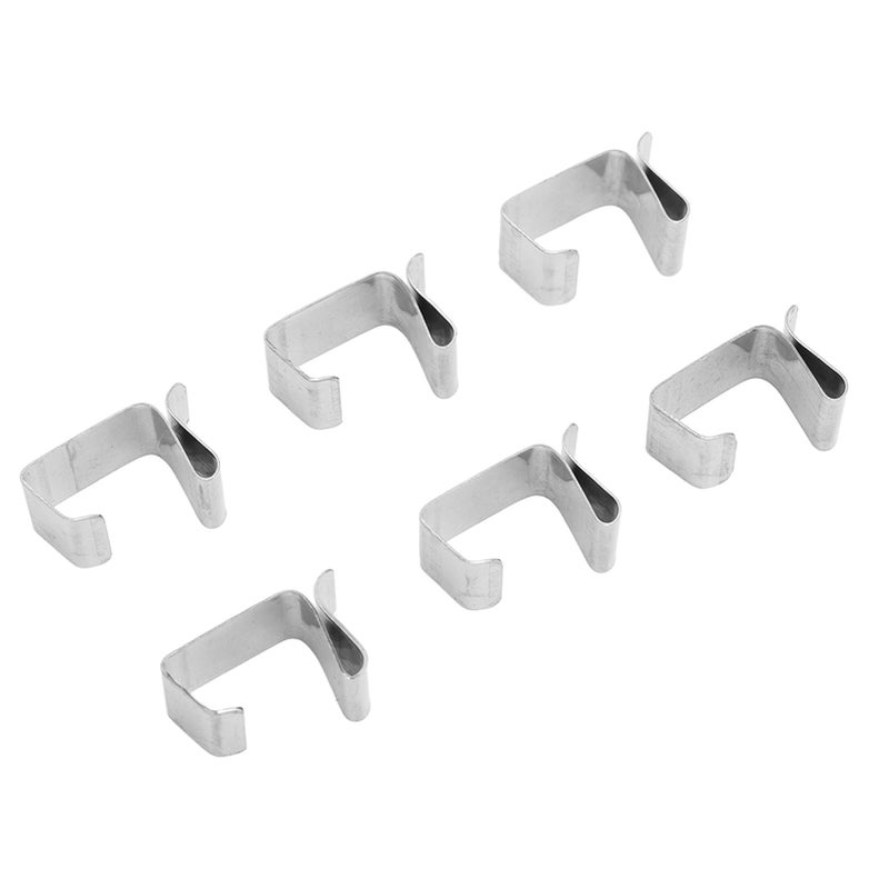 50Pcs Metal Christmas Lights Gutter Hooks Stainless Steel Christmas Lights Gutter Hangers L 24x15mm - Image 2