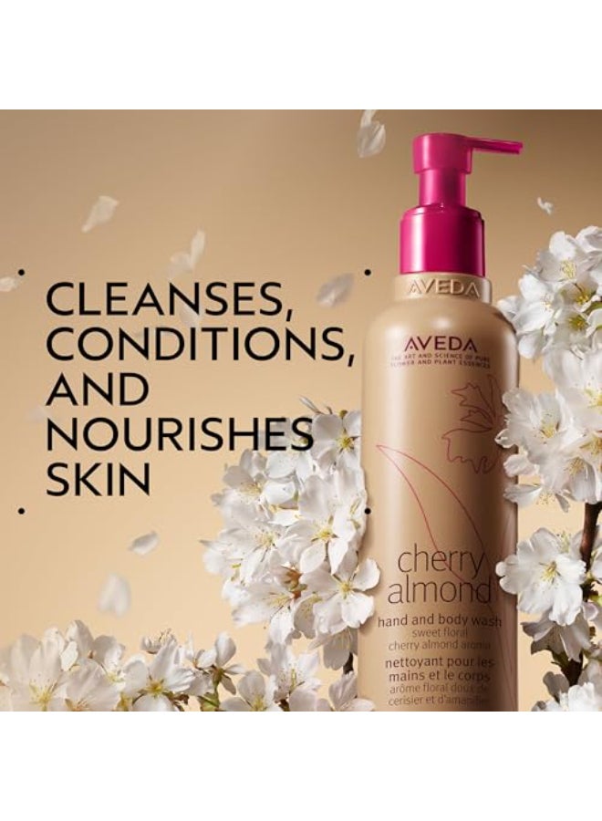 Aveda Cherry Almond Hand Body Wash with Sweet Almond Oil Cherry Blossom Extract Sweet Floral Aroma of Tonka Bean Certified Organic Orange Ylang Ylang 97 Naturally Derived 85 Fl Oz - Image 3