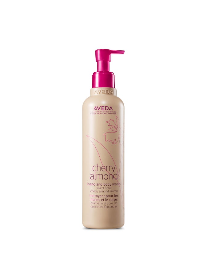 Aveda Cherry Almond Hand Body Wash with Sweet Almond Oil Cherry Blossom Extract Sweet Floral Aroma of Tonka Bean Certified Organic Orange Ylang Ylang 97 Naturally Derived 85 Fl Oz - Image 2