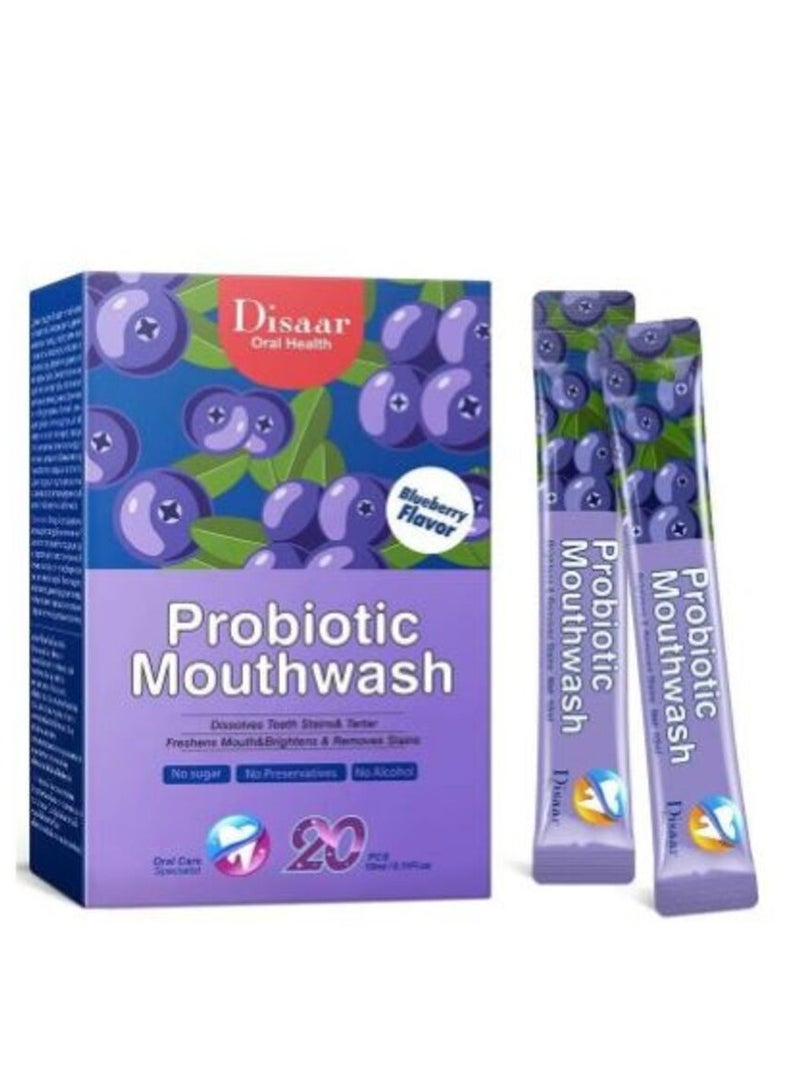 ديسار غسول الفم بروبيوتيك 20 قطعة في العلبة