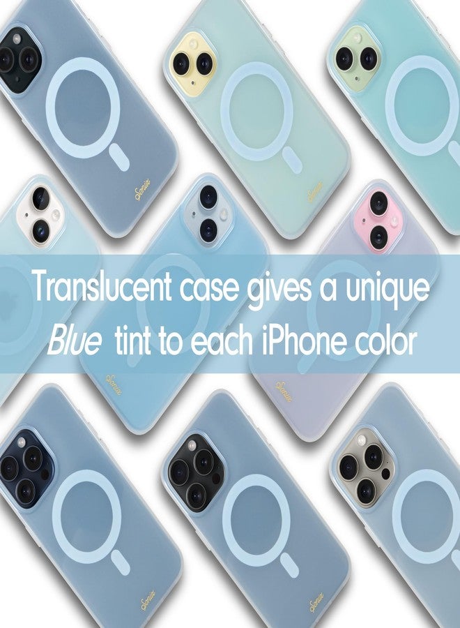 سونيكس - غطاء حماية لهواتف آيفون 15، 14، 13 - متوافق مع ماج سيف، تم اختباره ضد السقوط من ارتفاع يصل إلى 3 أمتار (10 أقدام) - لون أزرق سماوي جيلي - Image 2