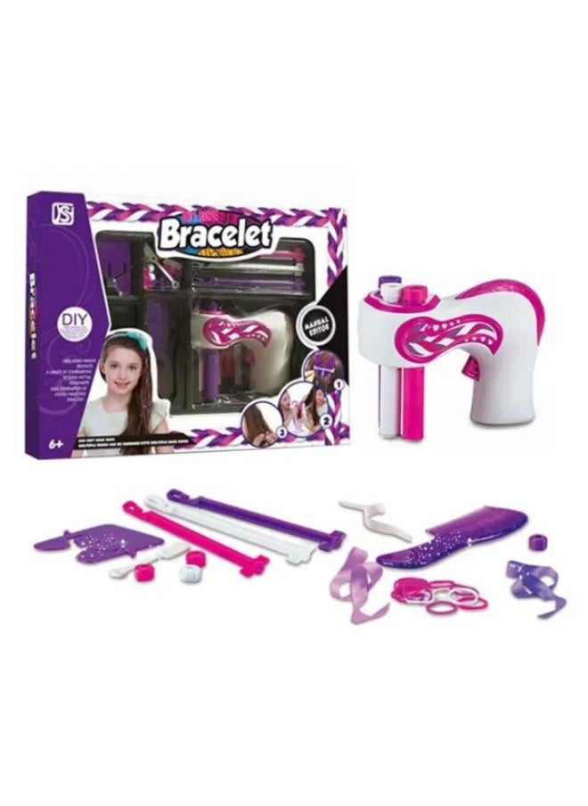 null - Automatic Hair Braider, Electric Braids Device Hair Styling Tool, Quick Twist Hair Braider Machine Styling Kit, Ponytail Styling Maker Tools, Fully Automatic For DIY Girl Safe - Image 1
