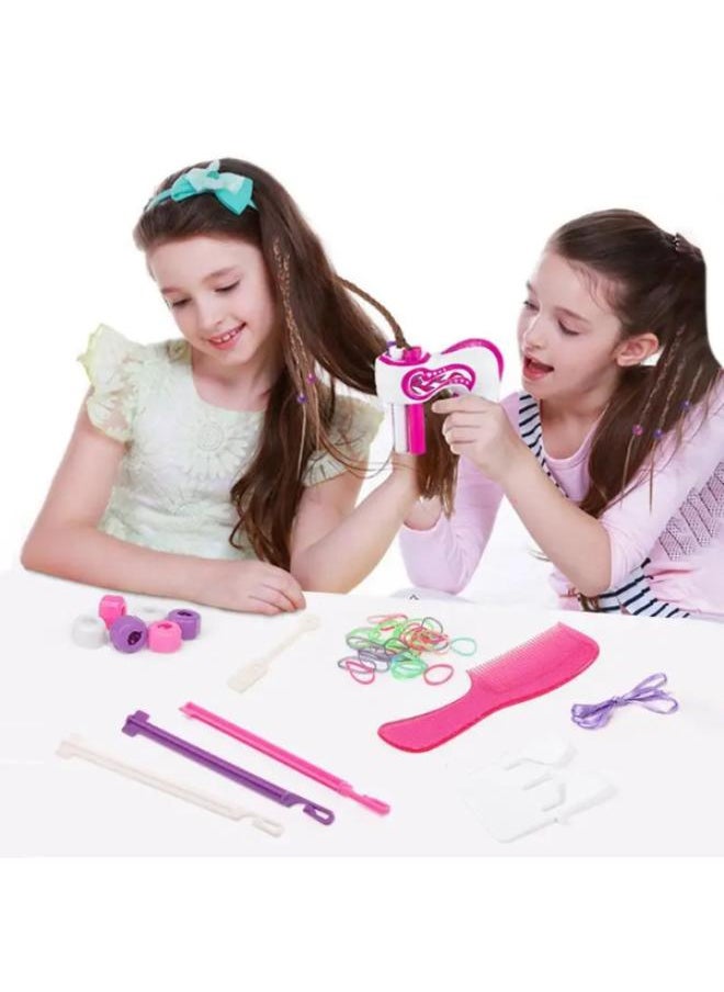null - Automatic Hair Braider, Electric Braids Device Hair Styling Tool, Quick Twist Hair Braider Machine Styling Kit, Ponytail Styling Maker Tools, Fully Automatic For DIY Girl Safe - Image 1