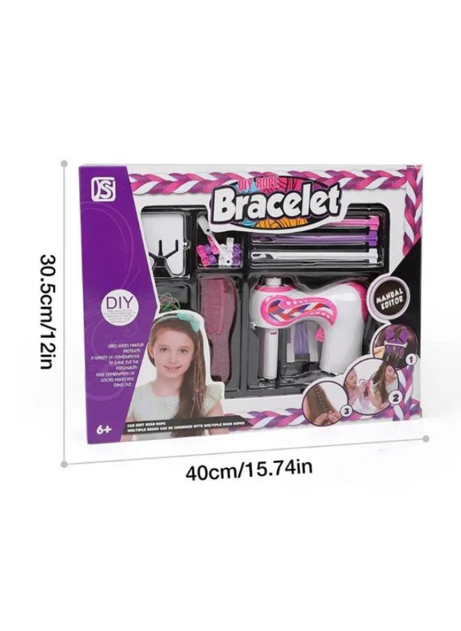 null - Automatic Hair Braider, Electric Braids Device Hair Styling Tool, Quick Twist Hair Braider Machine Styling Kit, Ponytail Styling Maker Tools, Fully Automatic For DIY Girl Safe - Image 1