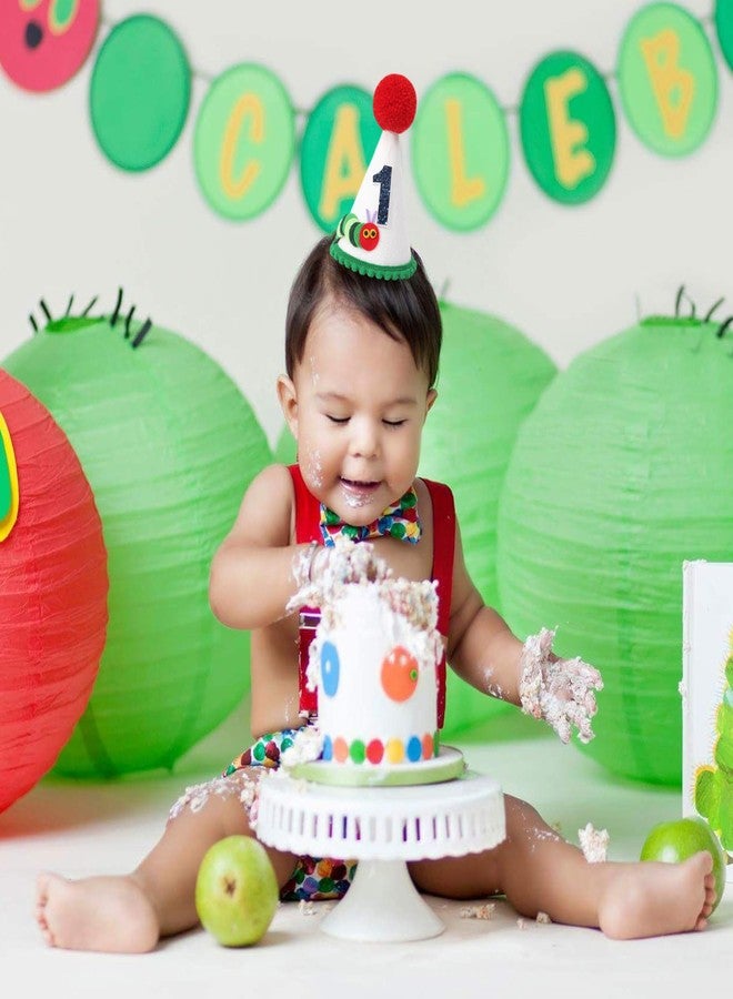 Agkvw Hungry Caterpillar Birthday Crown - Costume Headwear for Boys, 1st Birthday Party Decoration, Cake Smash Crown - Image 3