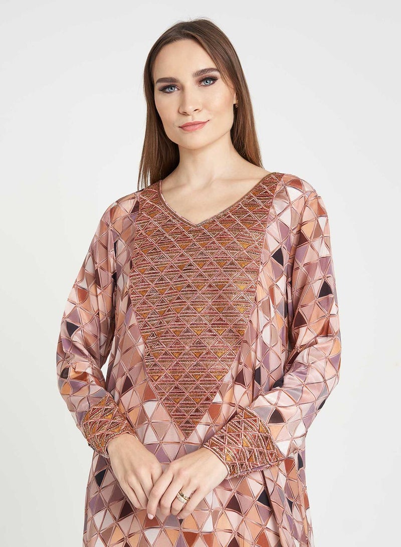 كشخة جلابية مطبوعة - Image 3