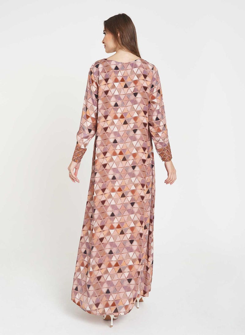 كشخة جلابية مطبوعة - Image 2